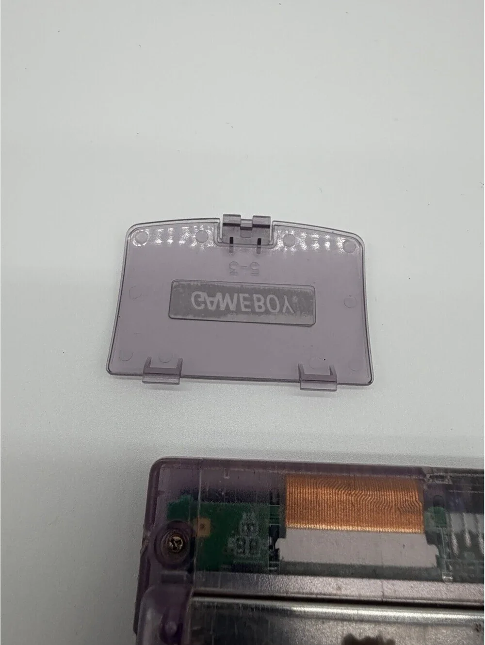 Nintendo Game Boy Color Atomic Purple Clear System Handheld Console CGB-001